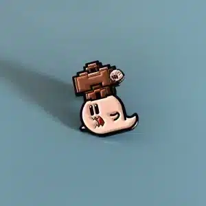 Ghost House Enamel Pins