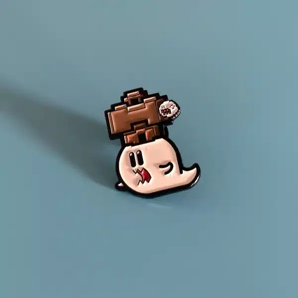 Ghost House Enamel Pins